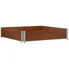 Image de vidaXL - Plantenbak - 100x100 - cm - massief - grenenhout - bruin