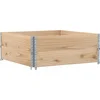 Image de vidaXL - Plantenbak - 100x100 - cm - massief - grenenhout