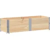 Image de vidaXL - Plantenbak - 150x50 - cm - massief - grenenhout