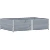 Image de vidaXL - Plantenbak - 150x100 - cm - massief - grenenhout - grijs