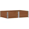 Image de vidaXL - Plantenbak - 150x100 - cm - massief - grenenhout - bruin