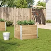 Image de vidaXL - Plantenbak - 80x60 - cm - massief - grenenhout