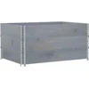 Image de vidaXL - Plantenbak - 120x80 - cm - massief - grenenhout - grijs