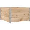 Image de vidaXL - Plantenbak - 100x100 - cm - massief - grenenhout