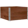 Image de vidaXL - Plantenbak - 100x100 - cm - massief - grenenhout - bruin