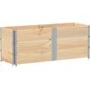 Image de vidaXL - Plantenbak - 150x50 - cm - massief - grenenhout