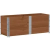 Image de vidaXL - Plantenbak - 150x50 - cm - massief - grenenhout - bruin