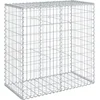 Image de vidaXL - Schanskorf - 100x50x100 - cm - gegalvaniseerd - ijzer - zilverkleurig