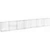Image de vidaXL - Schanskorf - 700x50x100 - cm - gegalvaniseerd - ijzer - zilverkleurig