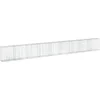 Image de vidaXL - Schanskorf - 900x50x100 - cm - gegalvaniseerd - ijzer - zilverkleurig