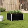 Image de vidaXL - Plantenbak - 80x60 - cm - massief - grenenhout - zwart