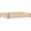 Image de vidaXL - Plantenbak - 120x80 - cm - massief - grenenhout