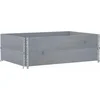 Image de vidaXL - Plantenbak - 120x80 - cm - massief - grenenhout - grijs