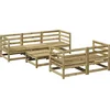 Image de vidaXL - 6-delige - Loungeset - geïmpregneerd - grenenhout