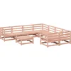 Image de vidaXL - 9-delige - Loungeset - massief - douglas - vurenhout
