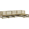 Image de vidaXL - 5-delige - Loungeset - geïmpregneerd - grenenhout