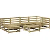 Image de vidaXL - 7-delige - Loungeset - geïmpregneerd - grenenhout