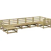 Image de vidaXL - 7-delige - Loungeset - geïmpregneerd - grenenhout