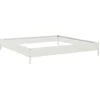 Image de vidaXL - Plantenbak - verhoogd - 100x100x18,5 - cm - staal - wit