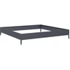 Image de vidaXL - Plantenbak - verhoogd - 100x100x18,5 - cm - staal - antracietkleurig