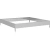 Image de vidaXL - Plantenbak - verhoogd - 100x100x18,5 - cm - gegalvaniseerd - staal