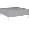 Image de vidaXL - Plantenbak - verhoogd - 100x100x41 - cm - gegalvaniseerd - staal