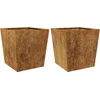 Image de vidaXL - Plantenbakken - 2 - st - 50x50x50 - cm - weervast - staal