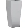 Image de vidaXL - Plantenbak - 35x35x75 - cm - gegalvaniseerd - staal