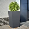 Image de vidaXL - Plantenbak - 45x45x75 - cm - staal - antracietkleurig