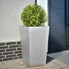 Image de vidaXL - Plantenbak - 45x45x75 - cm - gegalvaniseerd - staal