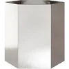 Image de vidaXL - Plantenbak - zeshoek - 46x40x45 - cm - roestvrijstaal