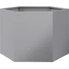 Image de vidaXL - Plantenbak - zeshoek - 69x60x45 - cm - gegalvaniseerd - staal
