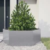 Image de vidaXL - Plantenbak - zeshoek - 138x120x45 - cm - gegalvaniseerd - staal