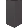 Image de vidaXL - Plantenbak - driehoek - 50x43x75 - cm - staal - zwart
