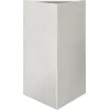 Image de vidaXL - Plantenbak - driehoek - 50x43x75 - cm - roestvrij - staal