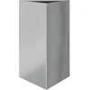 Image de vidaXL - Plantenbak - driehoek - 50x43x75 - cm - gegalvaniseerd - staal