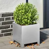Image de vidaXL - Plantenbak - 30x30x30 - cm - gegalvaniseerd - staal