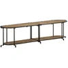 Image de vidaXL - Tv-meubel - 160x42x40 - cm - massief - ruw - mangohout