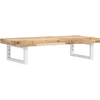 Image de vidaXL - Badkamer - wandschap - staal - en - massief - acaciahout