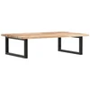 Image de vidaXL - Badkamer - wandschap - staal - en - massief - acaciahout