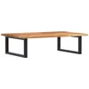 Image de vidaXL - Badkamer - wandschap - staal - en - massief - acaciahout