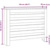 Image de Radiatorombouw 104x20x82 cm bewerkt hout grijs sonoma eiken