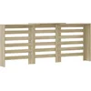 Image de Radiatorombouw 205x21,5x83,5 cm bewerkt hout sonoma eikenkleur