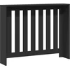 Image de Radiatorombouw 104x20x82 cm bewerkt hout zwart