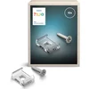 Image de Philips Hue Flux Montagebeugels -Eenvoudige installatie LED strips - Schroeven en plakband meegeleverd - Stevig transparant ontwerp - 10 stuks