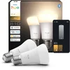 Image de Philips Hue Slimme LED A60 lamp, Warm Wit Licht, E27 Fitting, 2-pack
