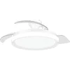 Image de Philips Bliss Plafondventilator met ingebouwde LED-lamp - 3 Intrekbare bladen, diameter: 106cm - 4500 Lumen - Instelbaar wit licht van 2700K tot 6500K - Dimbaar tot 5% - Afstandsbediening - Wit