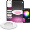Image de Philips Hue dunne LED inbouwspot - badkamerverlichting - GU10 fitting - bevat 1 inbouwspot - aanpasbaar wit en gekleurd licht - wit - IP44: spatwaterdicht - Ø: 90mm - slimme verlichting