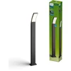 Image de Philips Splay Tuinpaal - Buitenverlichting - Weerbestendig: IP44 - PowerShield Coating - Warmwit licht: 2700K - Hoogwaardig Aluminium - Antraciet