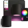 Image de Philips Hue Muscari muurspot - tuinlamp - aanpasbaar wit en gekleurd licht -- rechthoek - IP44: weer- en windbestendig - slimme verlichting